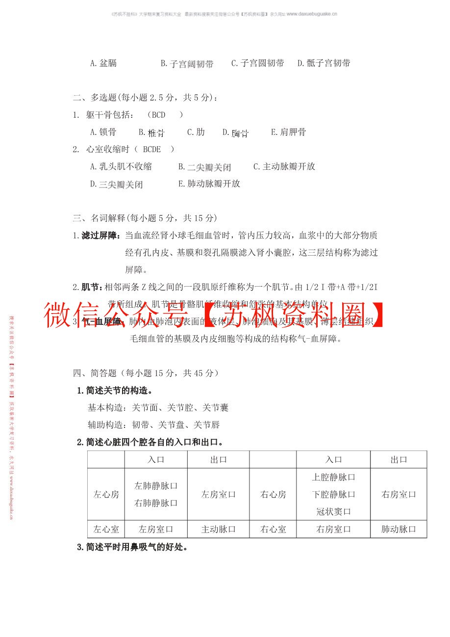 人体组织解剖学